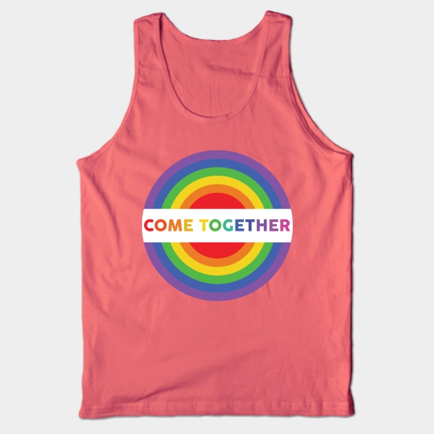 COME TOGETHER (RIGHT NOW / OVER ME) Tank Top by audviktoria